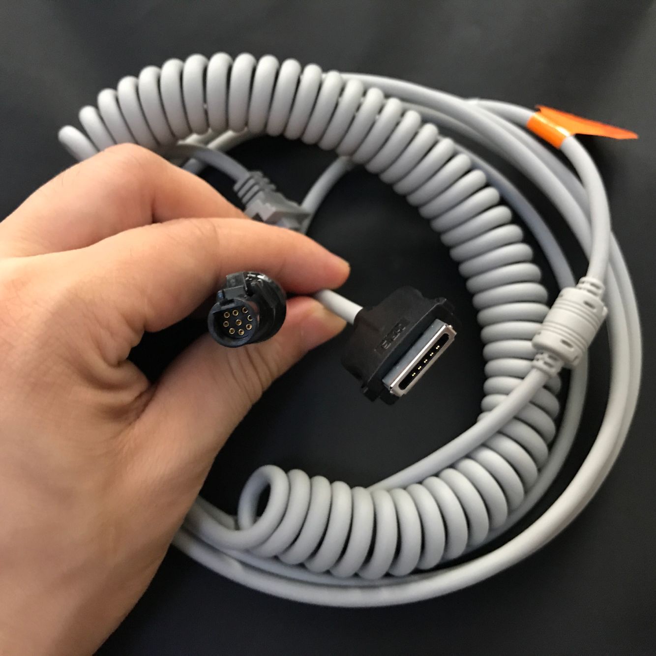 GE MAC5000/5000ST 2016560-001 CAM 14 Coiled Patient Cable Compatible