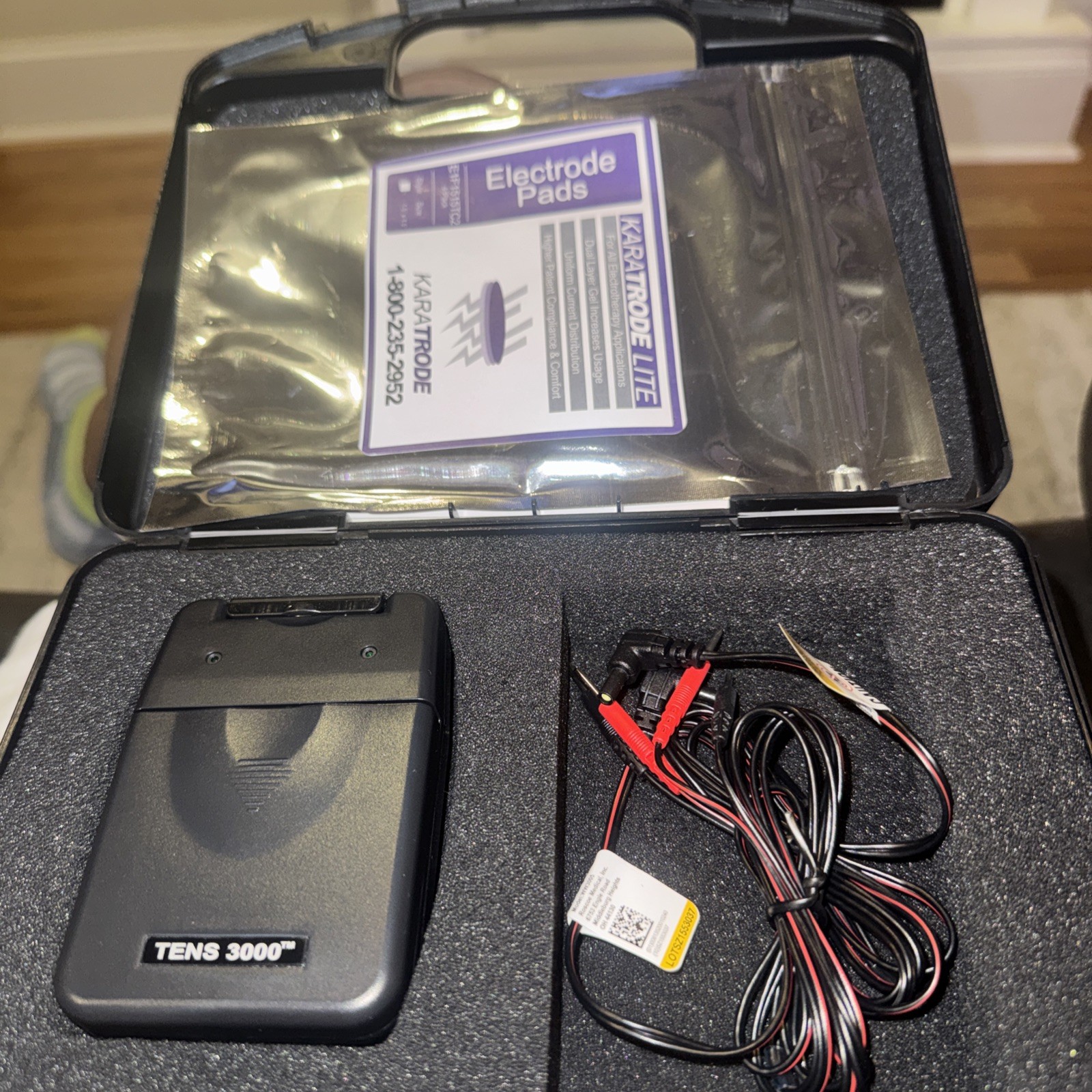 ​TENS 3000 Analog Unit Muscle Stimulator Physical Therapy Pain Relief Device Kit