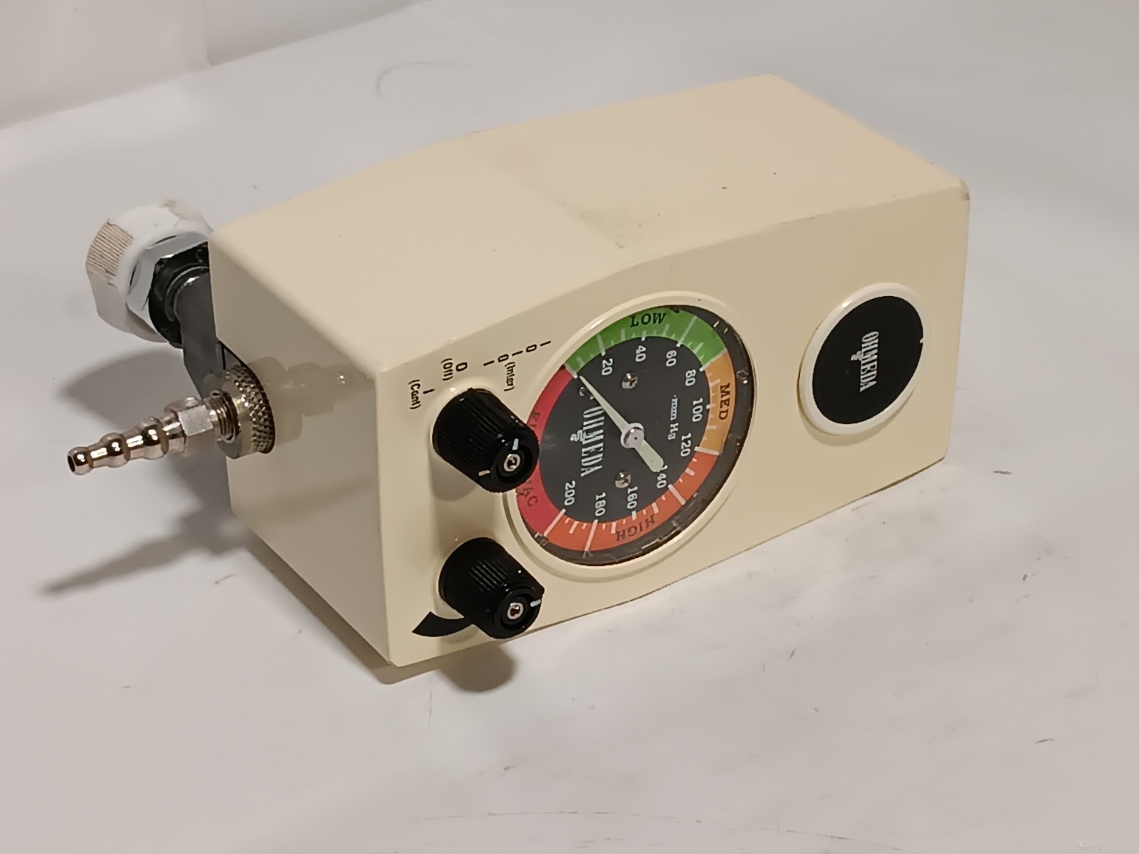 Ohmeda 6-1251 Intermittent/Continuous Suction Unit Vacuum Regulator, 00-200 mmHg