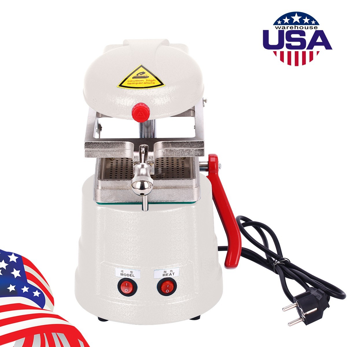 Dental Vacuum Forming Molding Machine Former Heat Thermoforming Tray Retainer