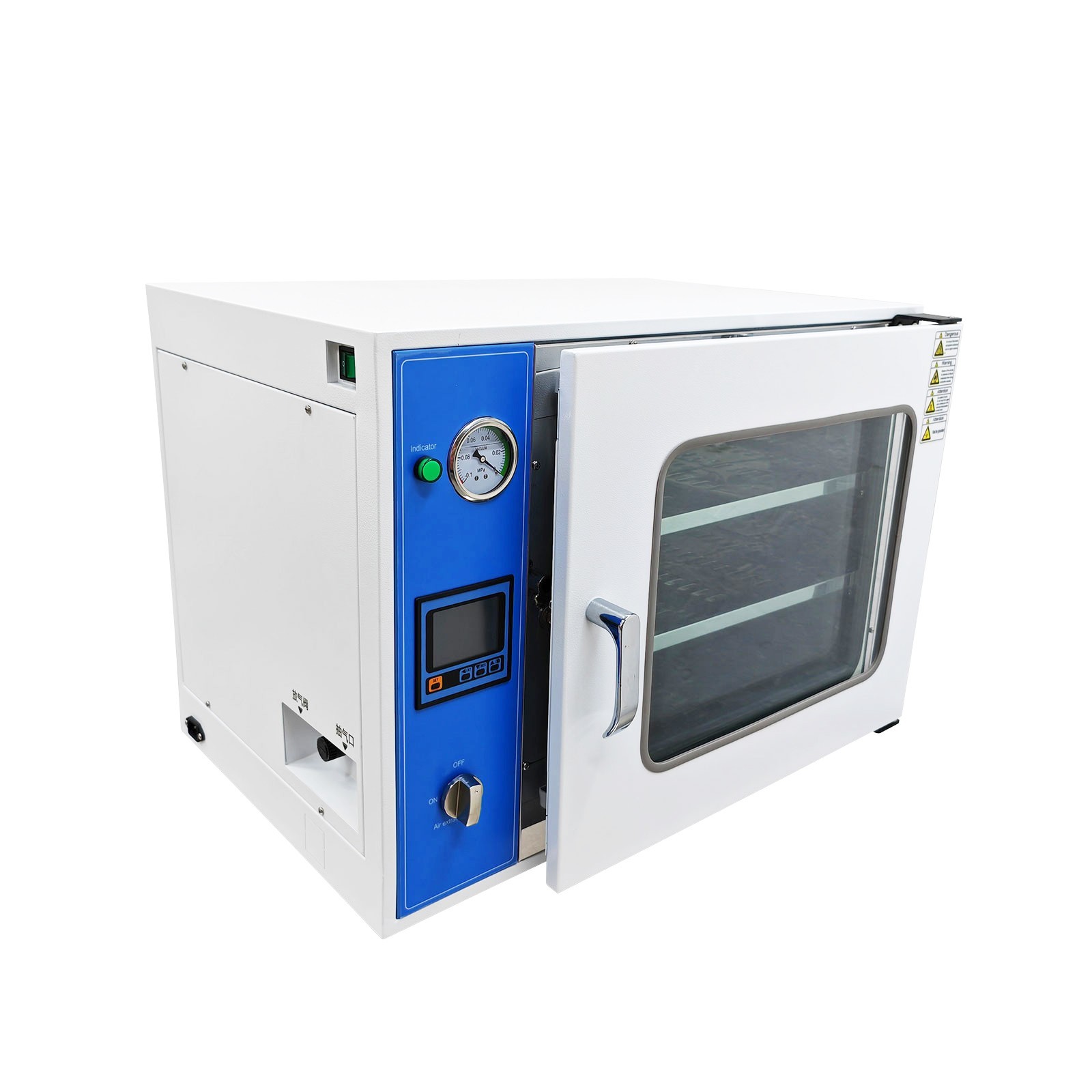 Digital Vacuum Drying Oven Heating and Drying Cabinet 110V 1400W Temp. Adjustabl