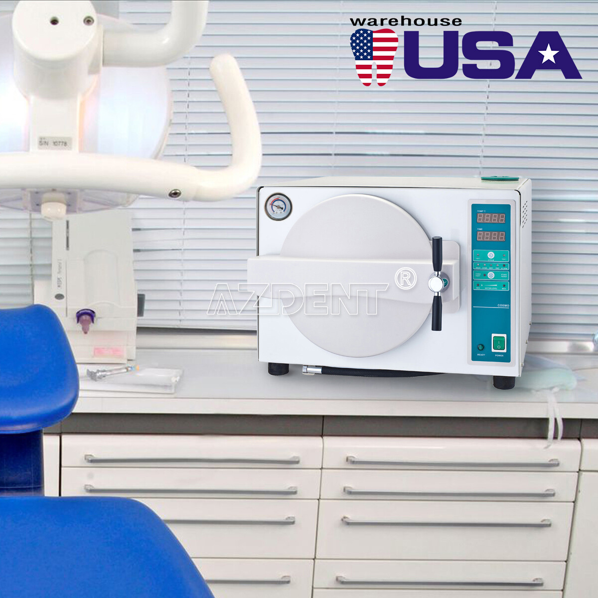 Dental Autoclave Steam Sterilizer Sterilizition / Vacuum Forming Molding Machine