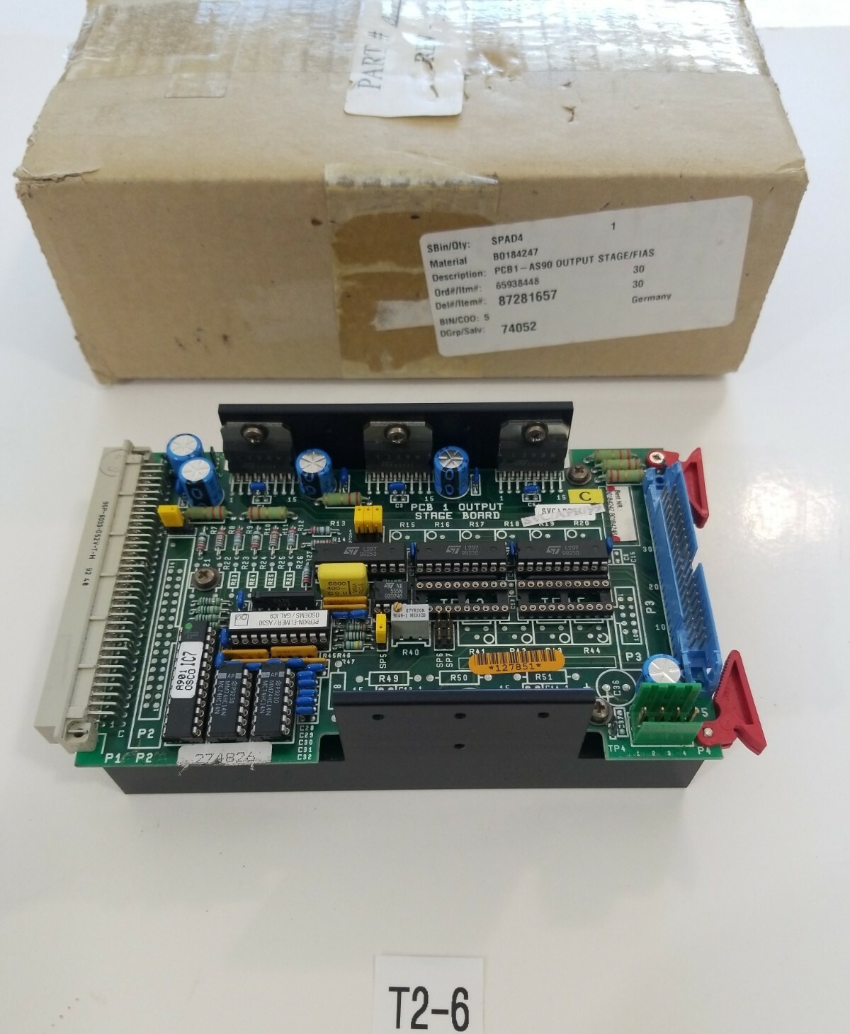 *PREOWNED* Perkin Elmer B0184247 PCB1 AS90 OUTPUT STAGE/FIAS BOARD + WARRANTY!