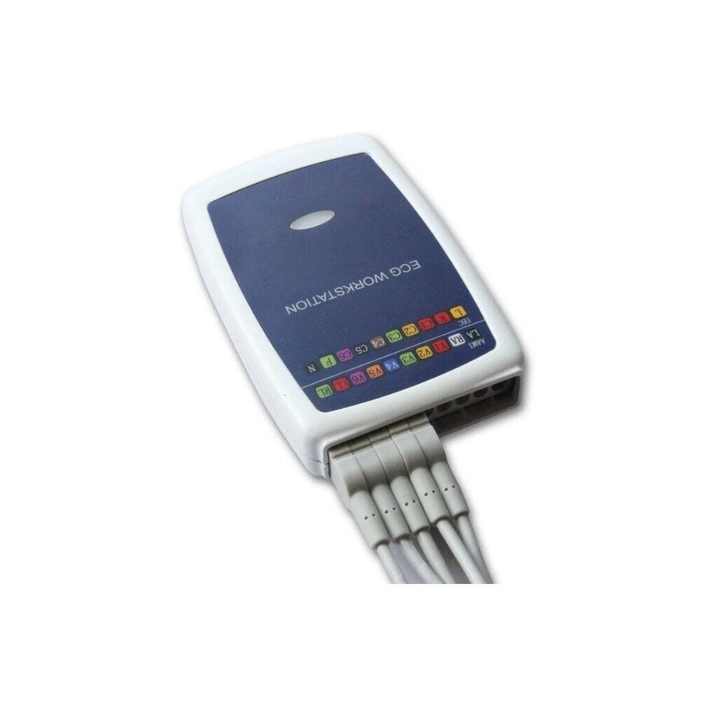 12-Lead EKG Machine for Clinical Resting ECG with PC Analysis Software