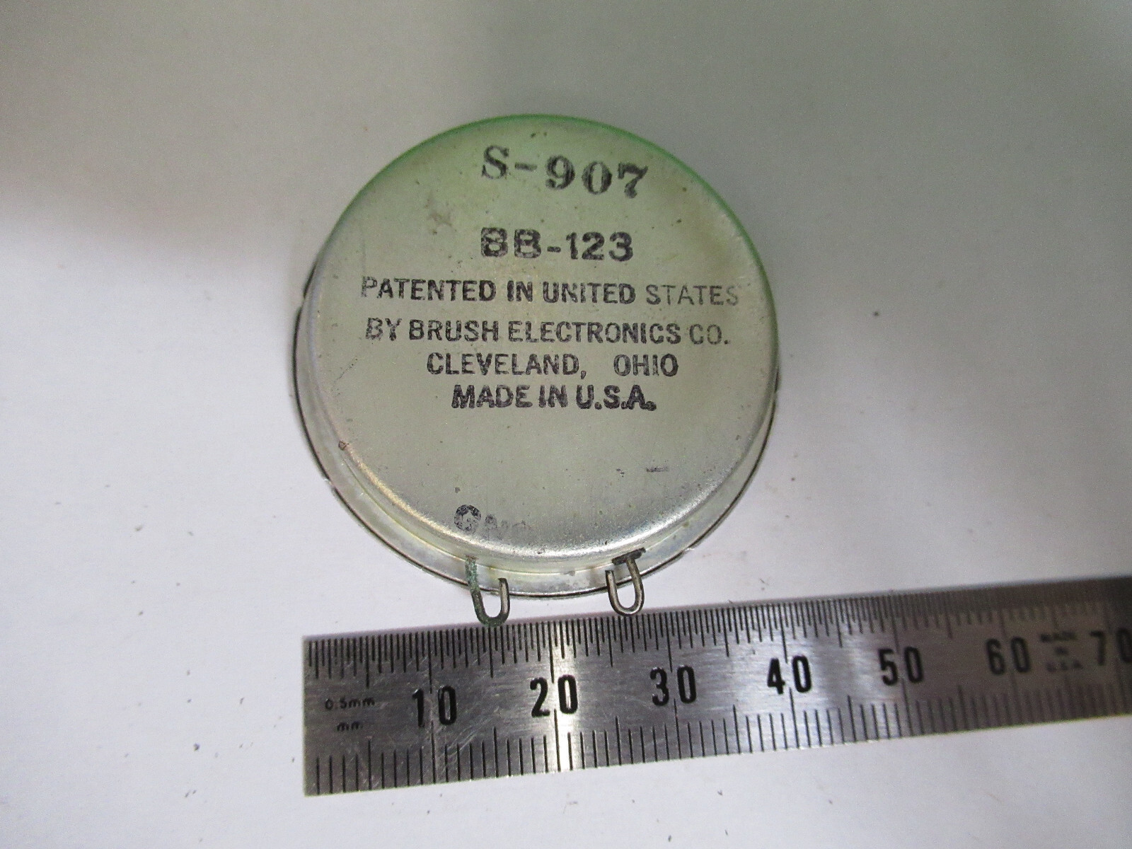 BRUSH SPEAKER PIEZO PIEZOELECTRIC PZT CERAMIC S-907 BB-123 AS PICTURED &72-c-12