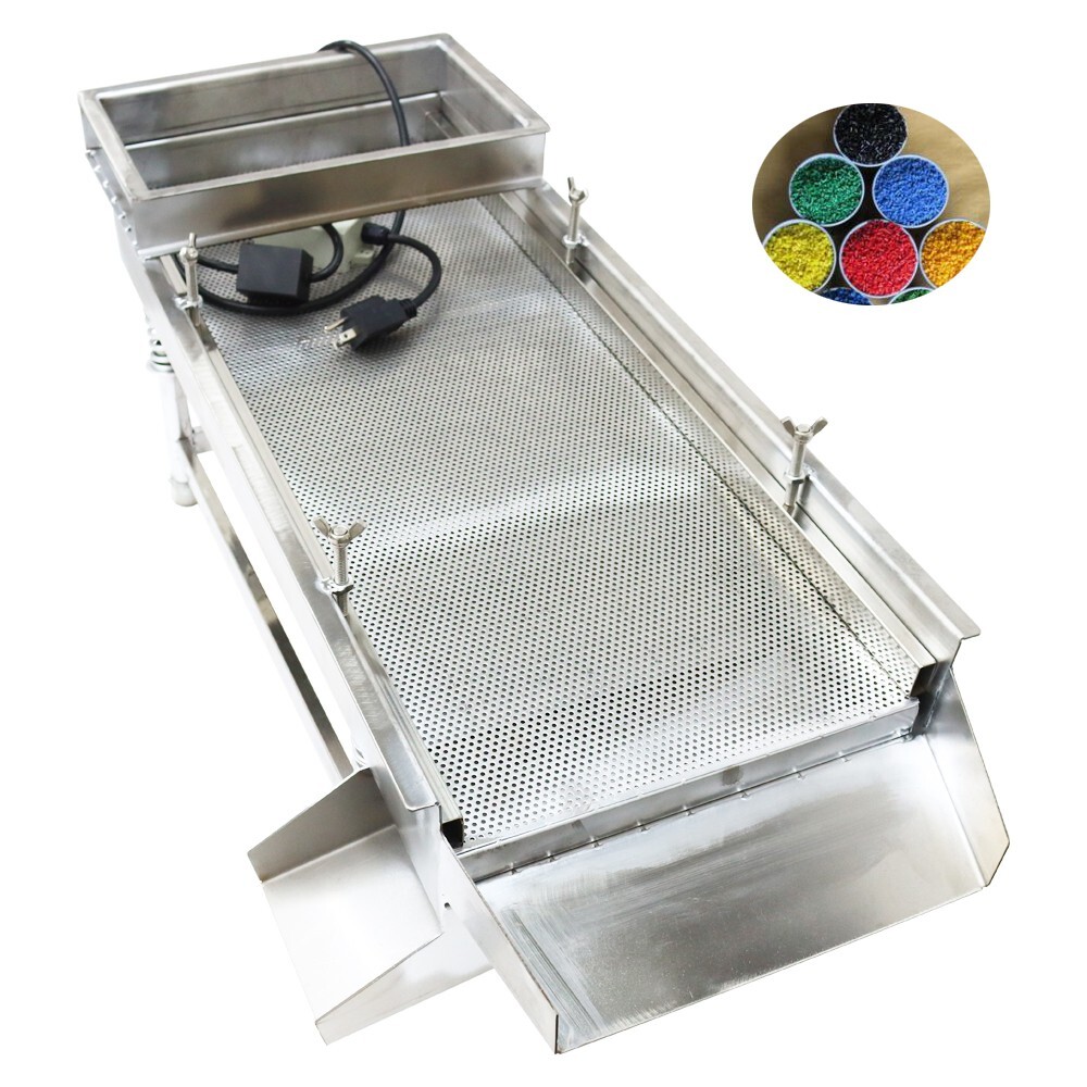 Commercial Vibrating Sifter Electric Strainer 2.5MM Screening Machine 80W Motor