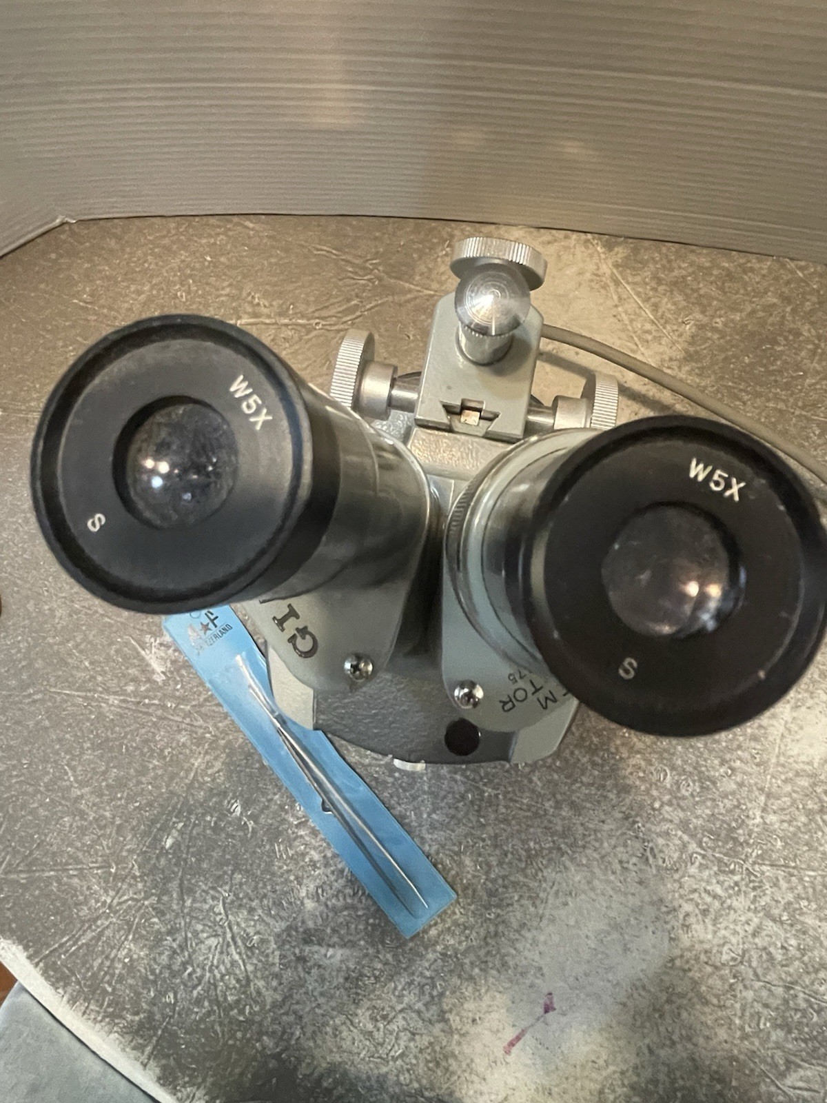 GIA Gem Detector Microscope No. 73-105 Tested Turns On Please Read Desc ….#986