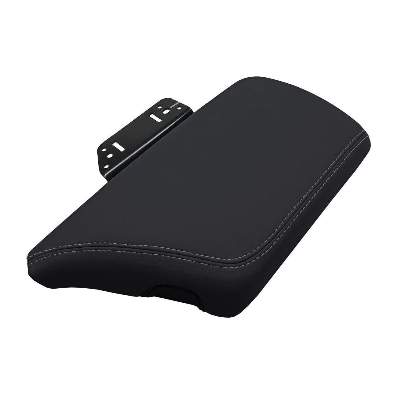 Gray PVC Leather Console Lid Cover Dodge Challenger 2015-2019 DOD-CHA-1520