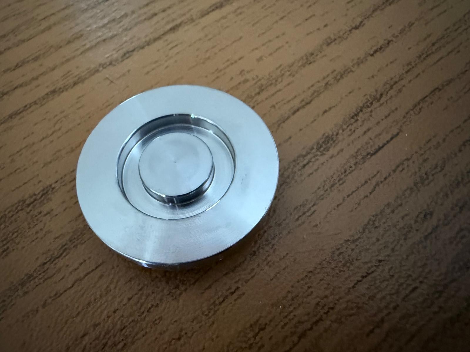 KF16 Vacuum Blank Cap Aluminum NW16 Flange Cover w/ Plastic Cap LOT OF 5