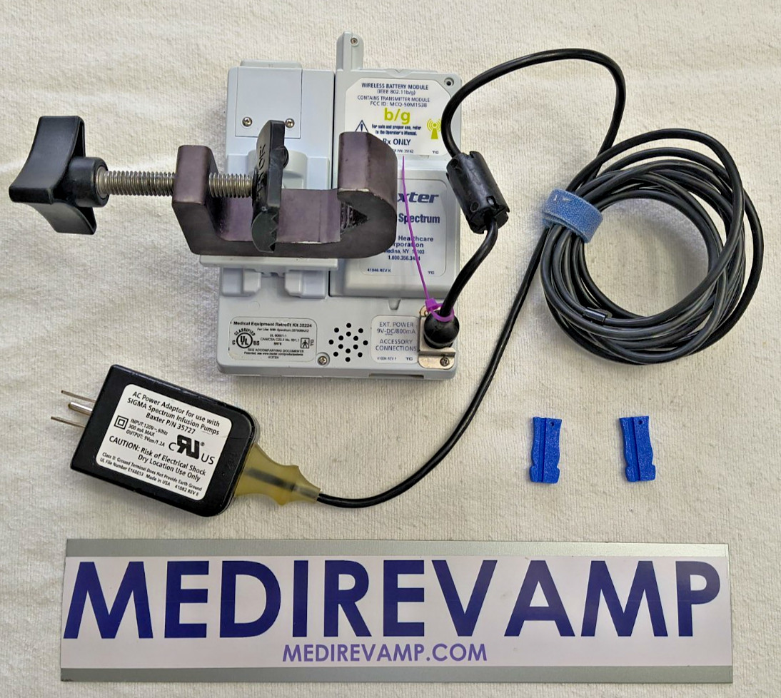 Baxter Sigma Spectrum Infusion Pump A/B/C/N Wireless Battery 30 DAY WARRANTY