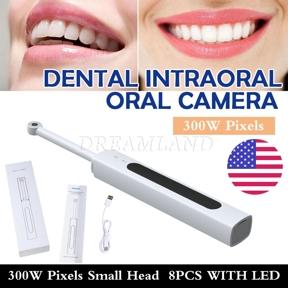 Cordless Dental Intraoral Camera HD 1080p WIFI Endoscope Teeth Mirror