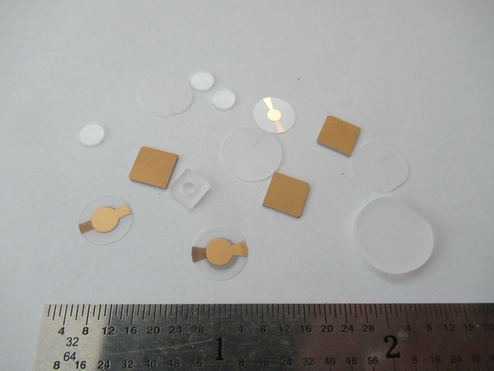 LOT BLANK PIEZOELECTRIC QUARTZ CRYSTAL X- Y- YX-CUT PIEZO SENSOR AS PIC #F5-A-53