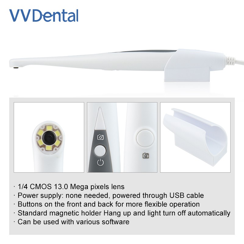 Dental Intraoral Camera USB Digital Imaging Intra Oral HD Camera 13.0 Mega Pixel