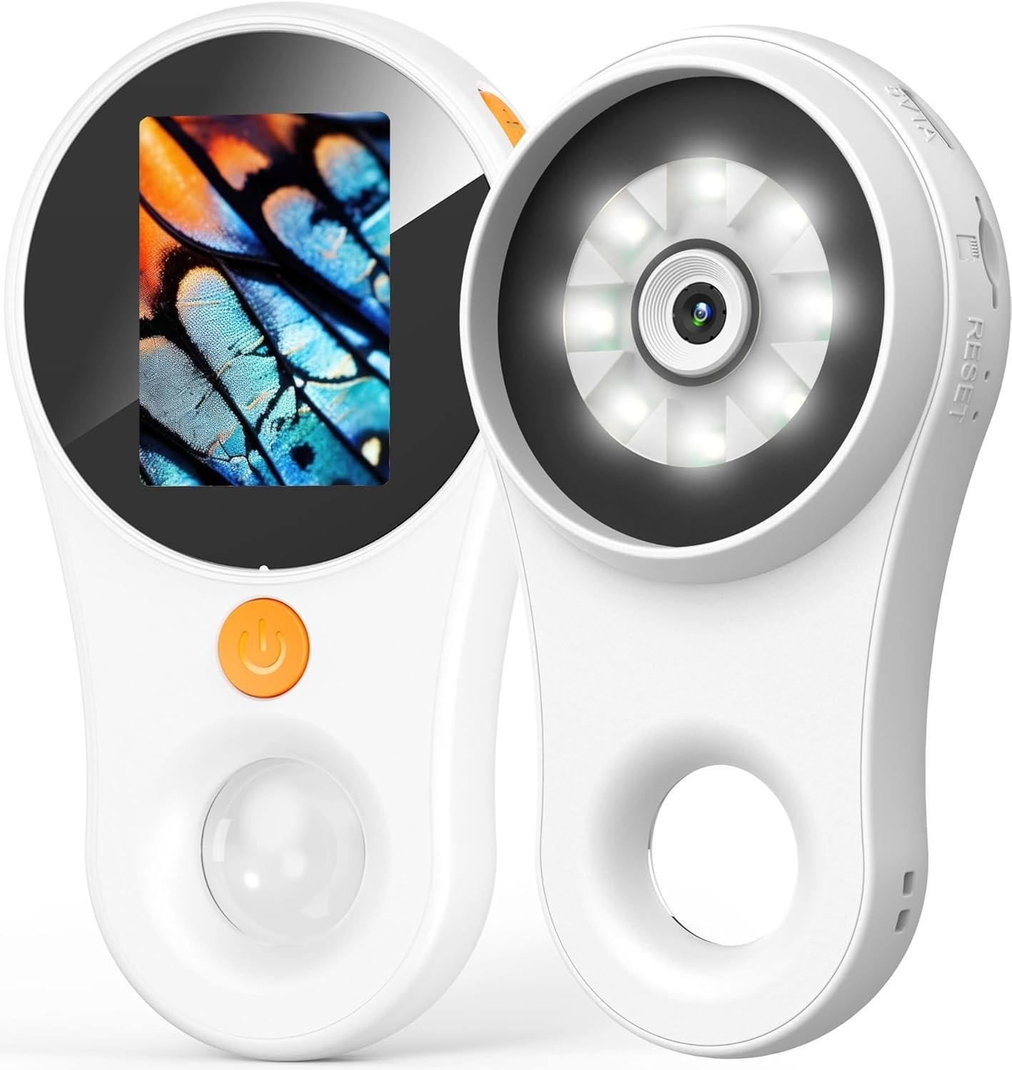 500x Magnification USB Digital Microscope with 2.0” IPS Screen & LED Lights