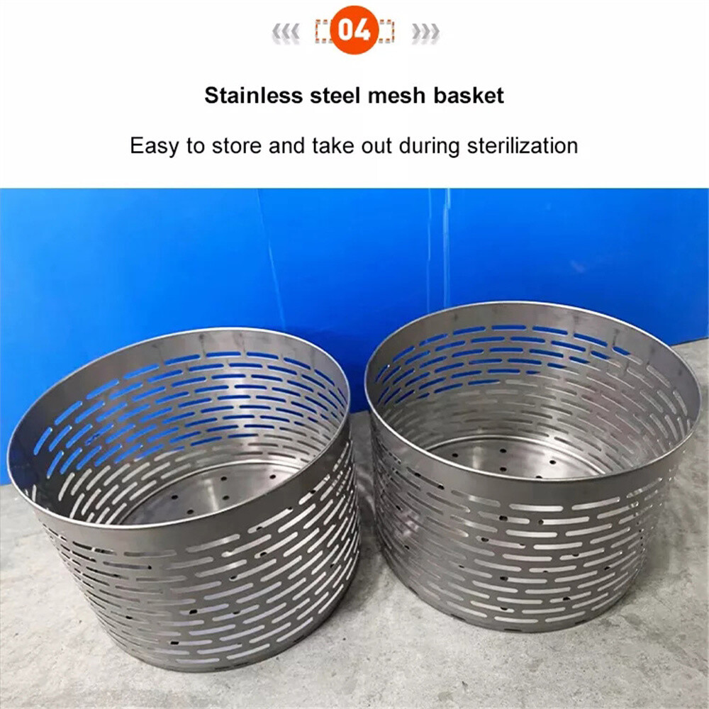 75L Vertical High Pressure Steam Sterilizer Autoclave Dental Sterilizat 0.23Mpa
