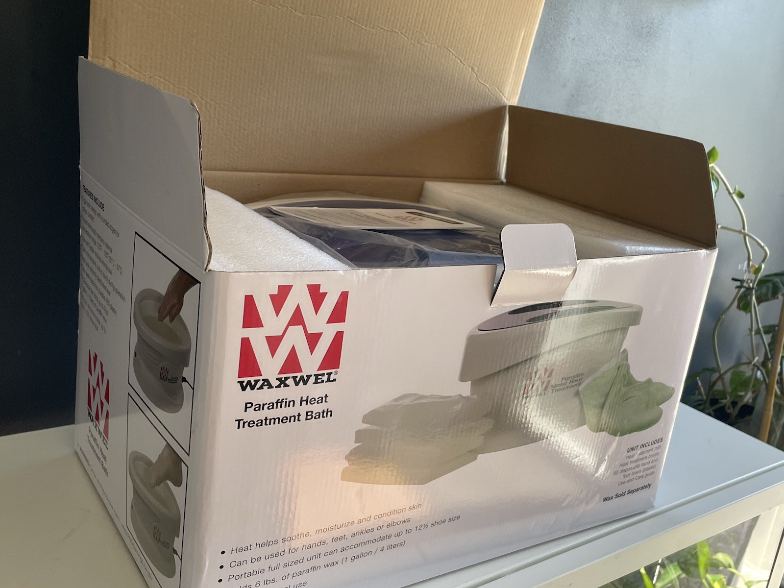 WaxWel Paraffin Heat Treatment Bath 11-1600 Wax Warmer Unit for Cosmetology NEW