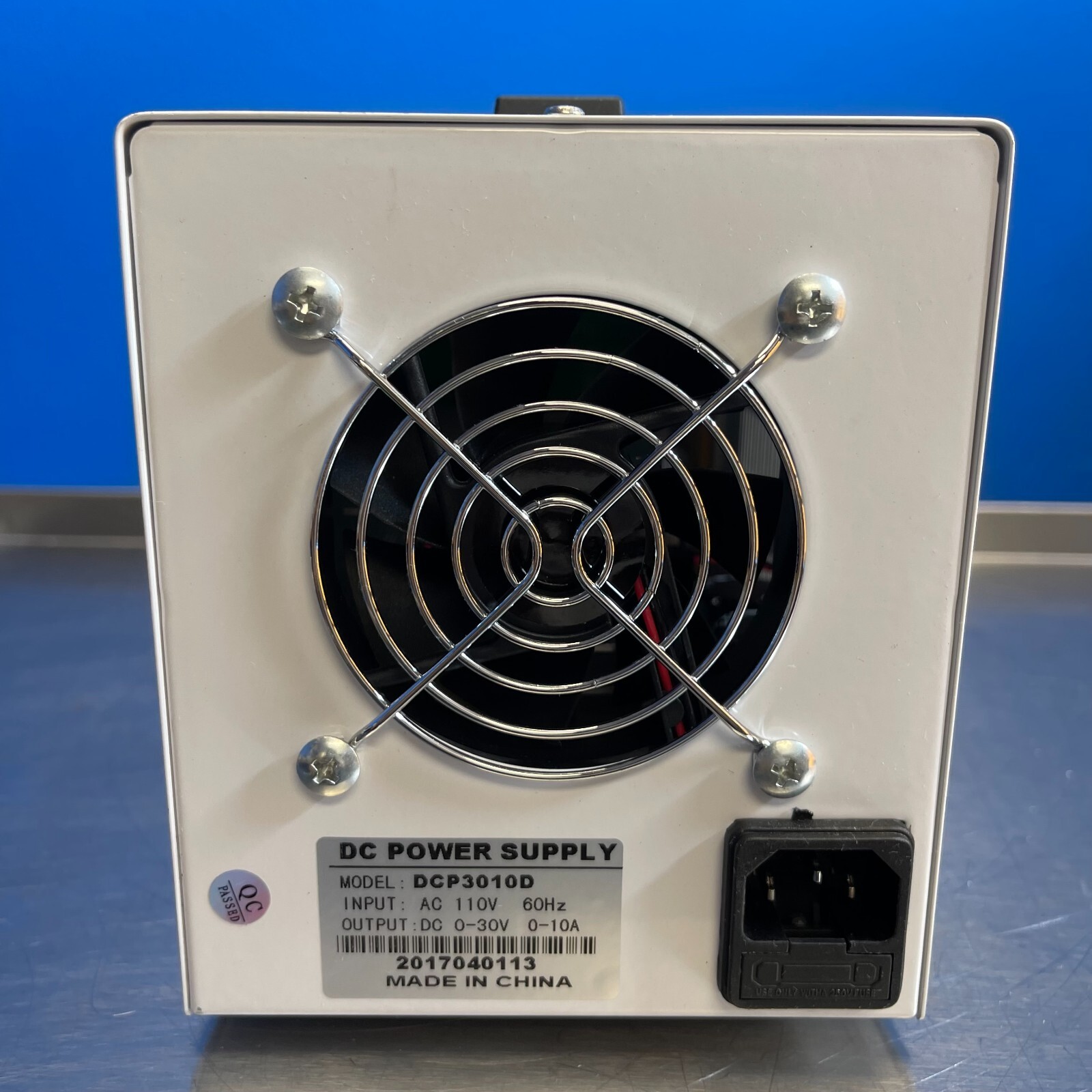 Yescom DCP3010D Power Supply Variable Input AC 110V 60Hz Output DC 0-30V 0-10A