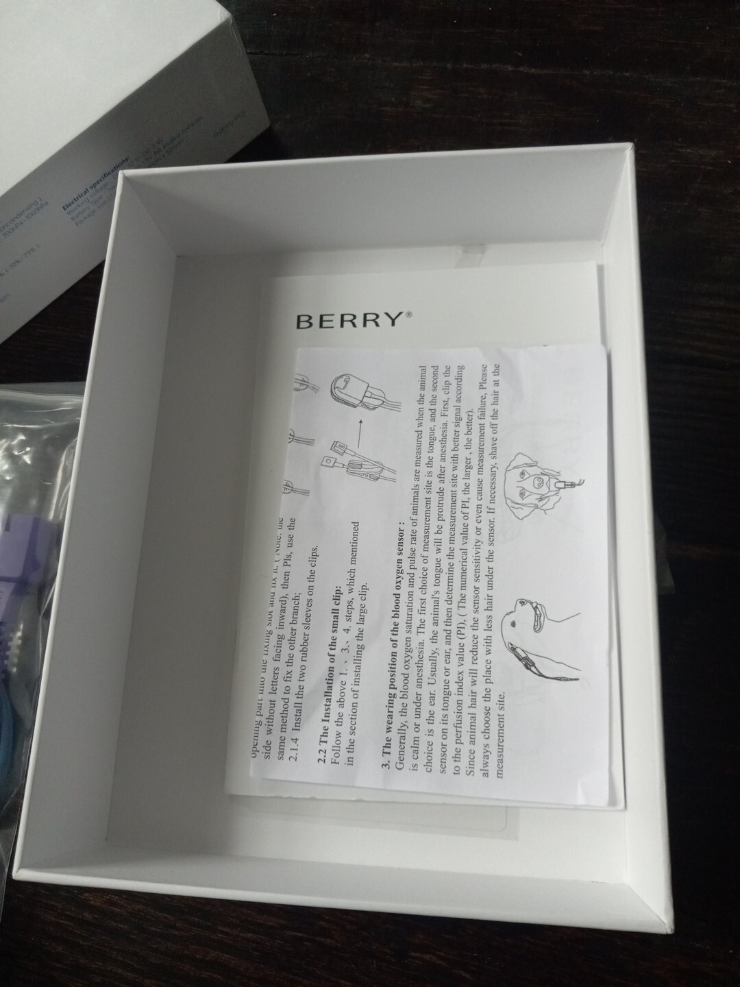 Berry Neonatal Handheld Pulse Oximeter 0-3 years old SPO2 PR PI TEST