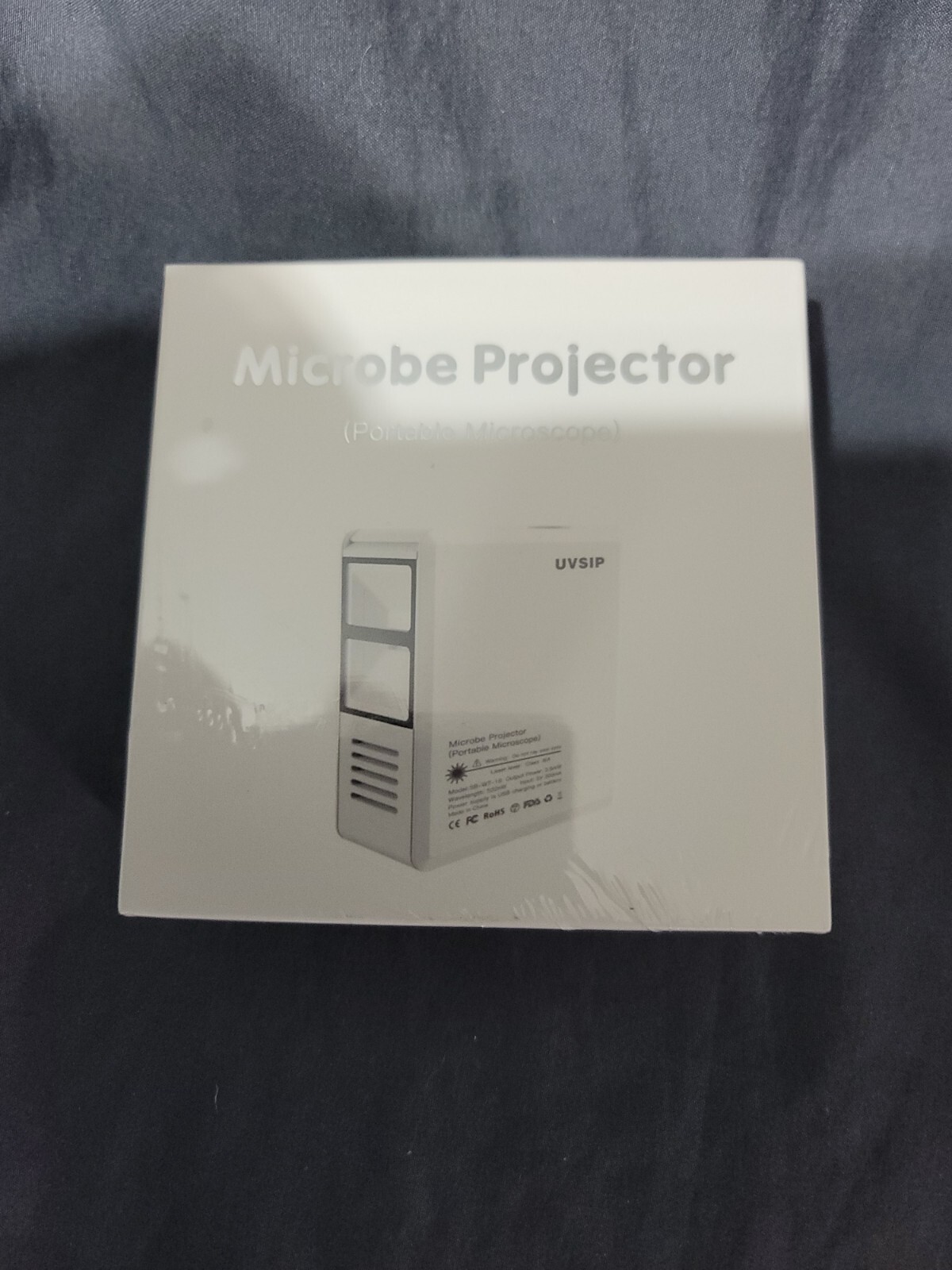 UVSIP Microbiology Projector Portable Microscope with 1000X Auto Zoom Handhel…