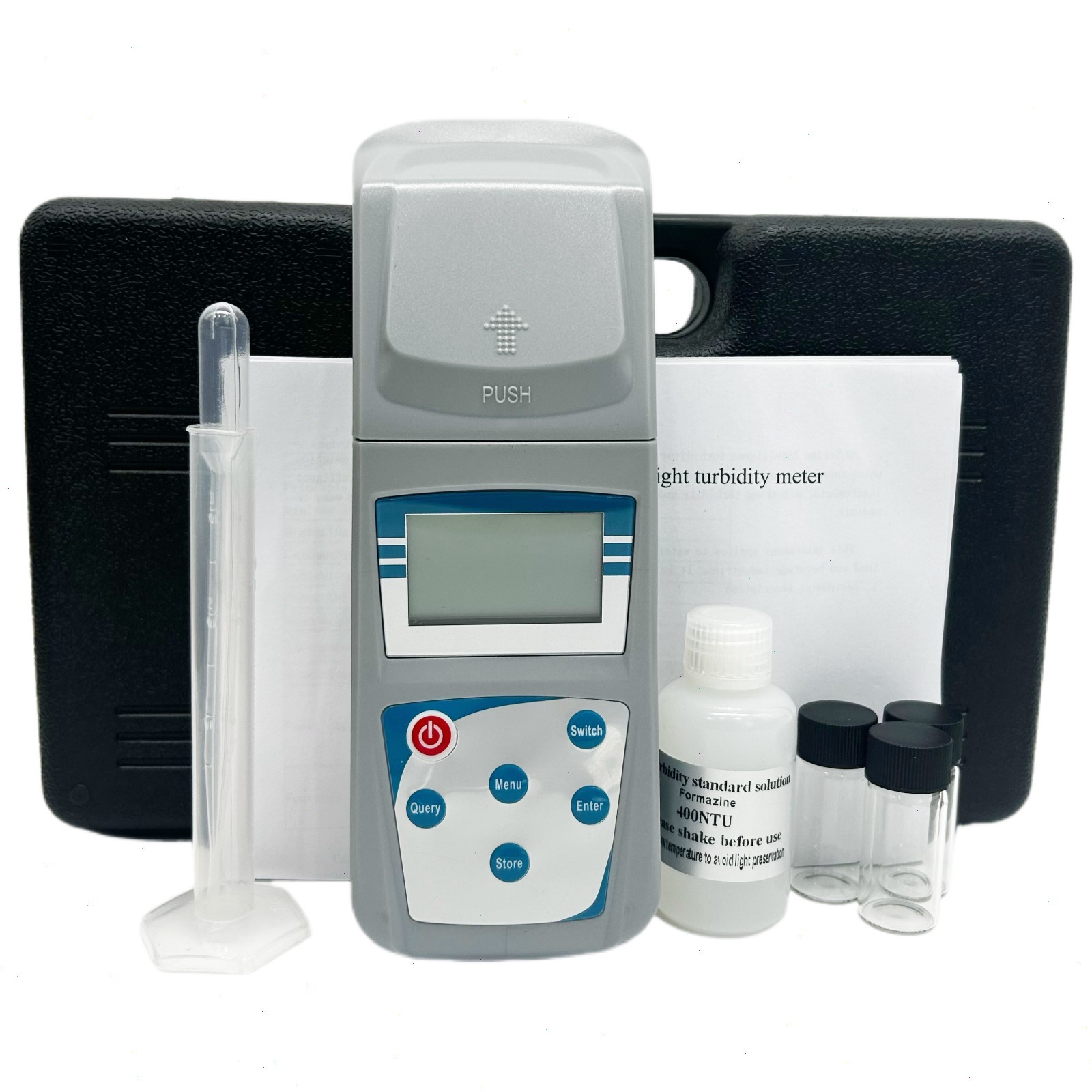 Lab Turbidimeter with Turbidity Solution Microcomputer-based Range 200NTU