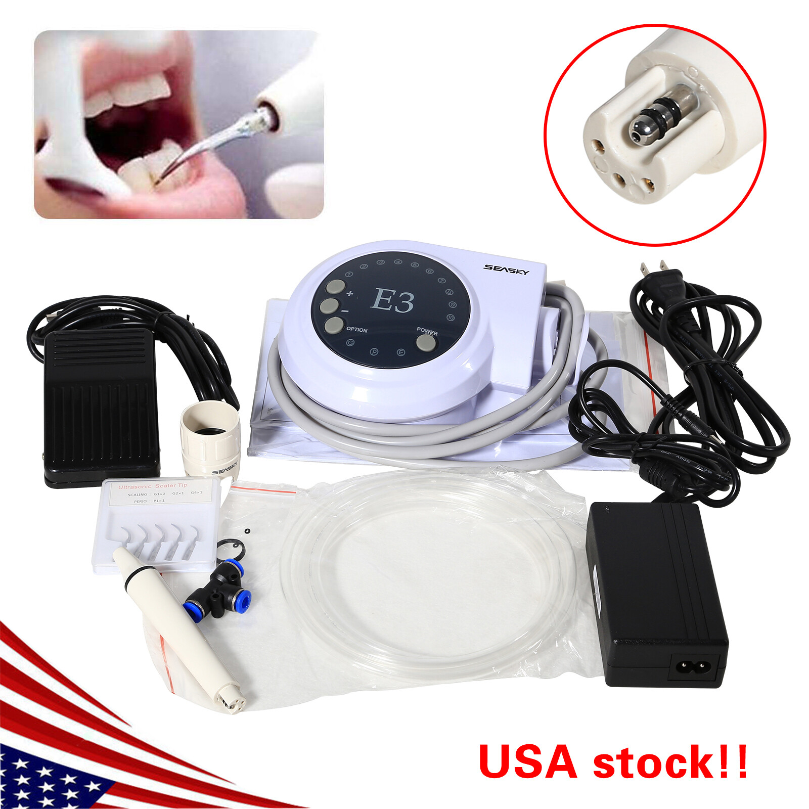 22L Autoclave Esterilizador de vapor / Dental Ultrasonic Scaler Fit EMS/DTE po