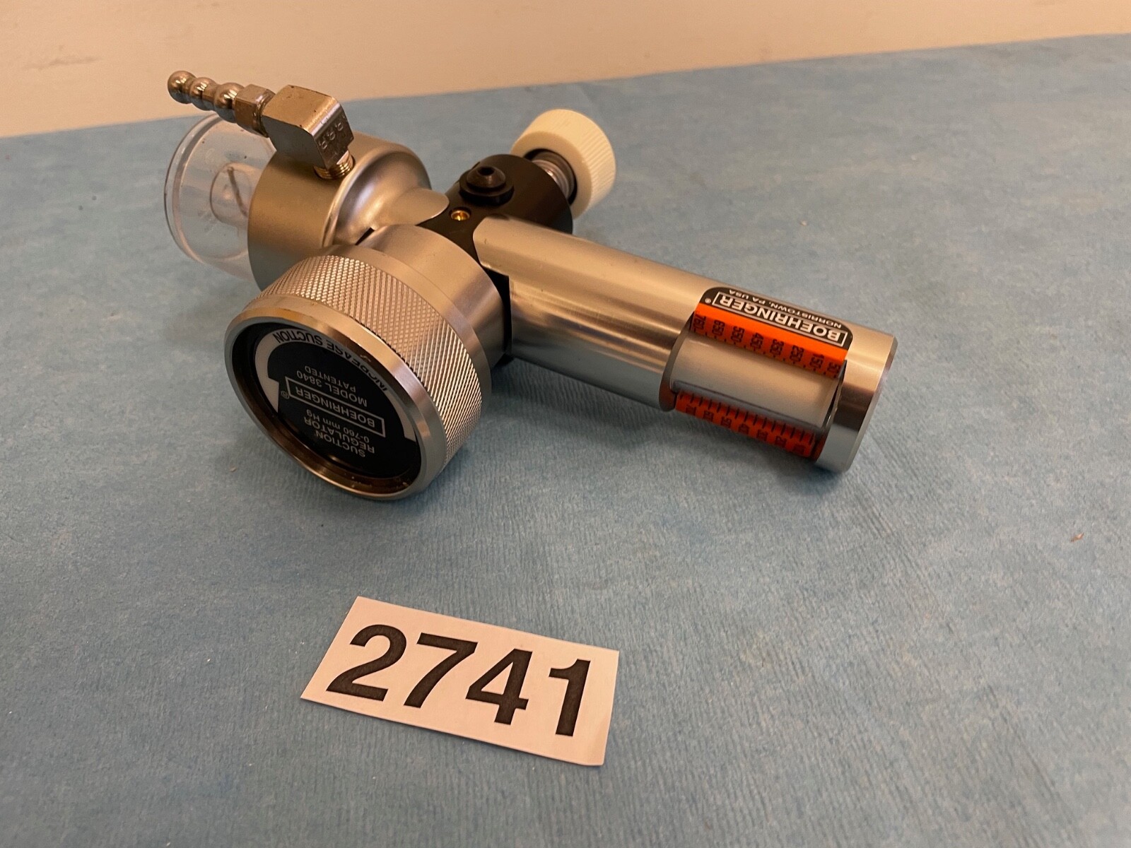 Boehringer 3840 Platinum Series Continuous Suction Regulator, 0-760 mmHg