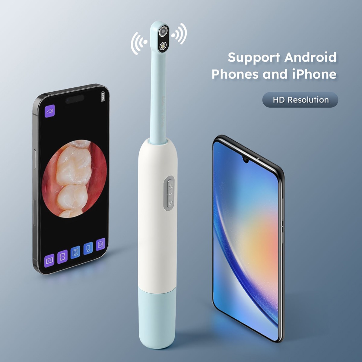 Dental Intraoral Camera WiFi Digital Imaging 1/4 CMOS Sensor 7 cold LEDs