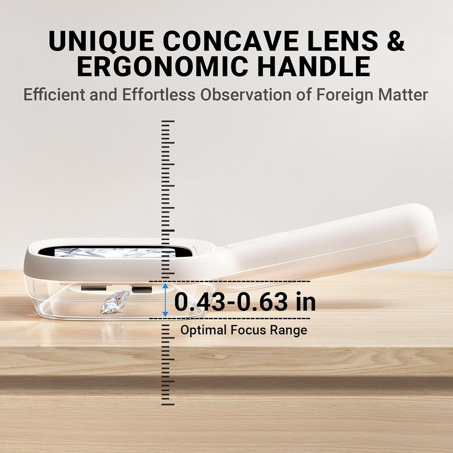 ScopeAround Autofocus Handheld Microscope Magnifier with 2.8″ IPS Screen and LED