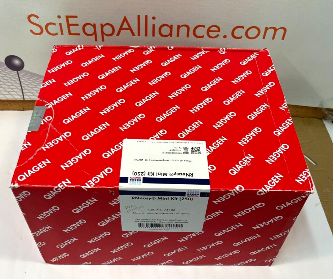 Qiagen – RNeasy Mini Kit (250), Collection Tubes (1.5 ml and 2 ml), (M/N: 74106)