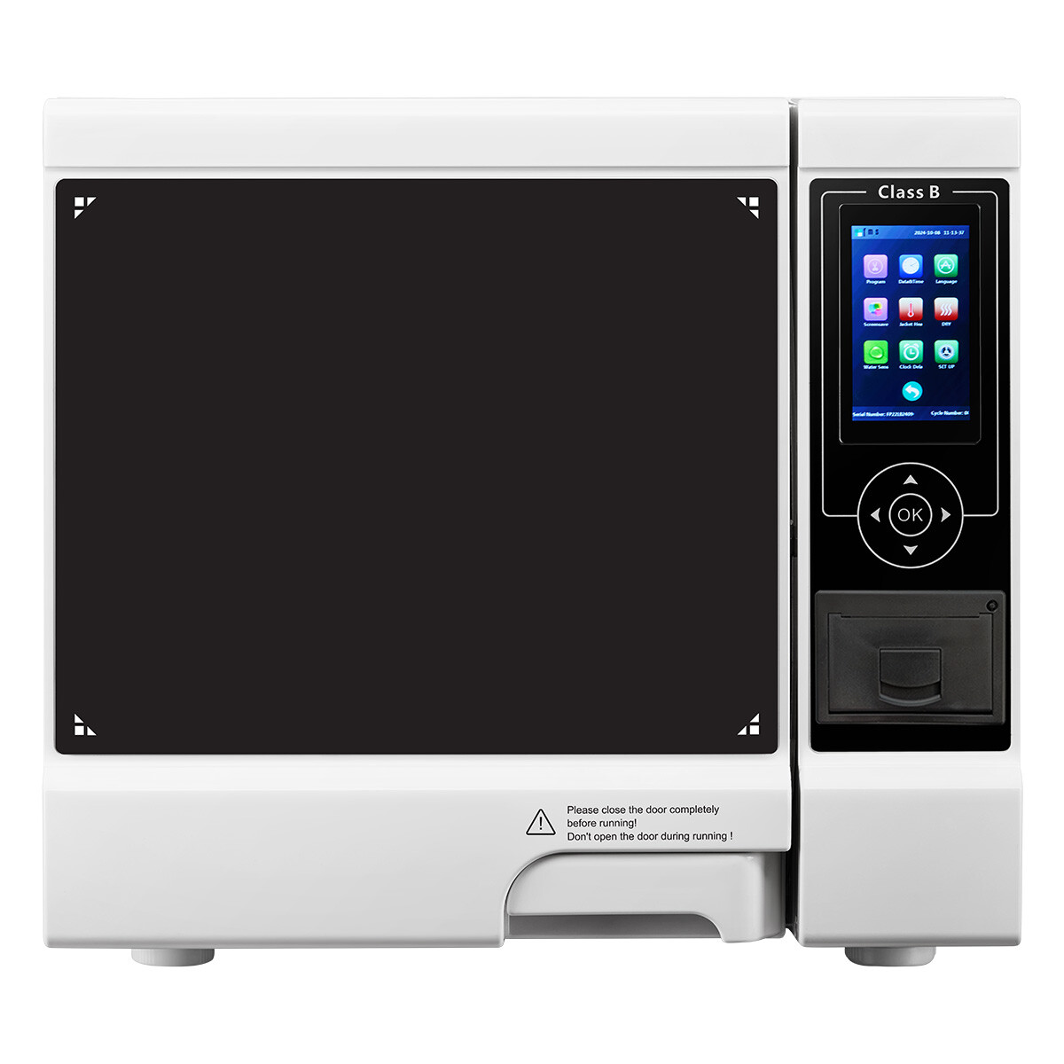 22L Dental Autoclave Steam Sterilizer Top Class B Built-in Printer/Torry Cart