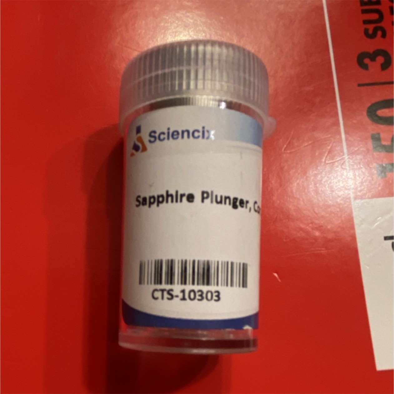 Sciencix Sapphire Plunger CTS-10303 Agilent PN eq: 5063-6586