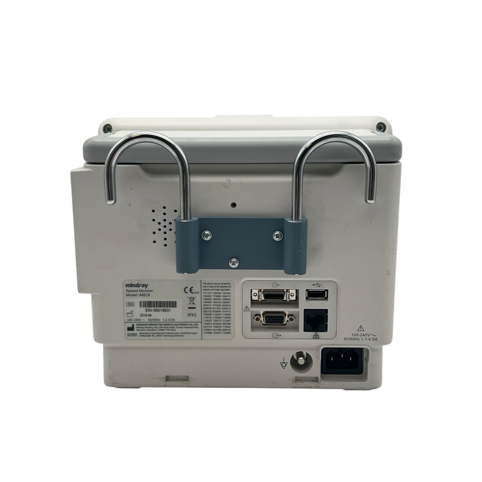 mindray iMEC8 Patient Monitor EW-56019631 | 100-240V | 50/60Hz 1.1-0.5A
