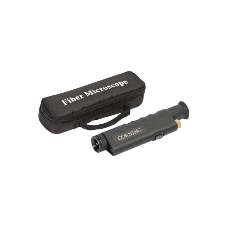Corning 200FM Fiber Optic Microscope with Batteries & Universal 2.5 mm Adapter