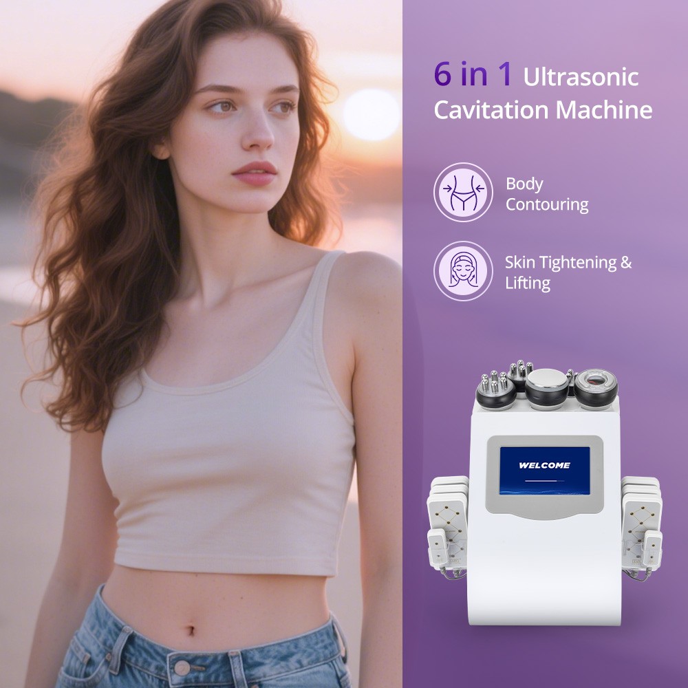 6 in 1 Beauty Machine for Body Massage Facial Skin Care Home Use