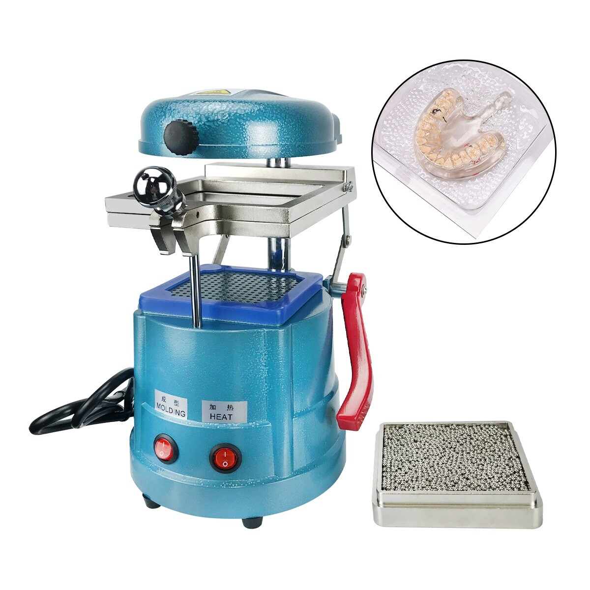 1000W Dental Vacuum Former Machine Forming and Molding Laminating Machine US