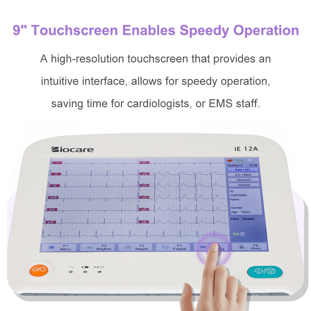 12 lead ECG Machine with Interpretation VCG Acquisition and 12 channel ECG Paper