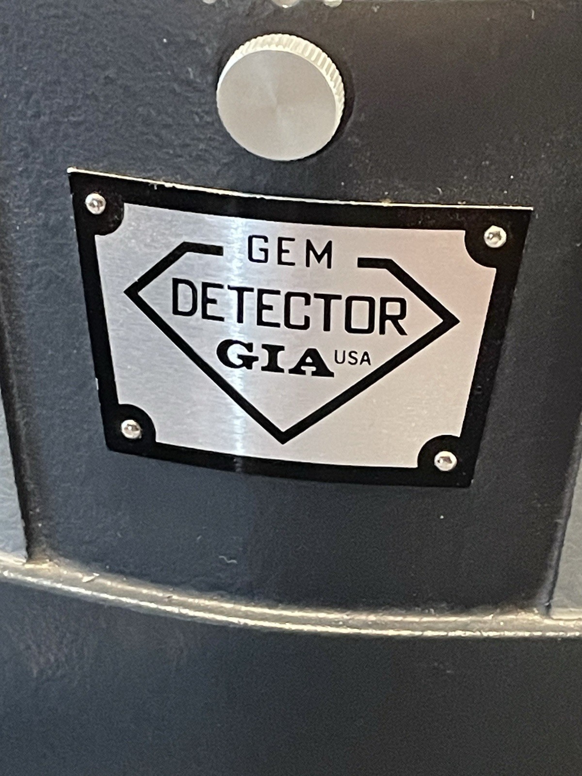 GIA Gem Detector Microscope No. 73-105 Tested Turns On Please Read Desc ….#986
