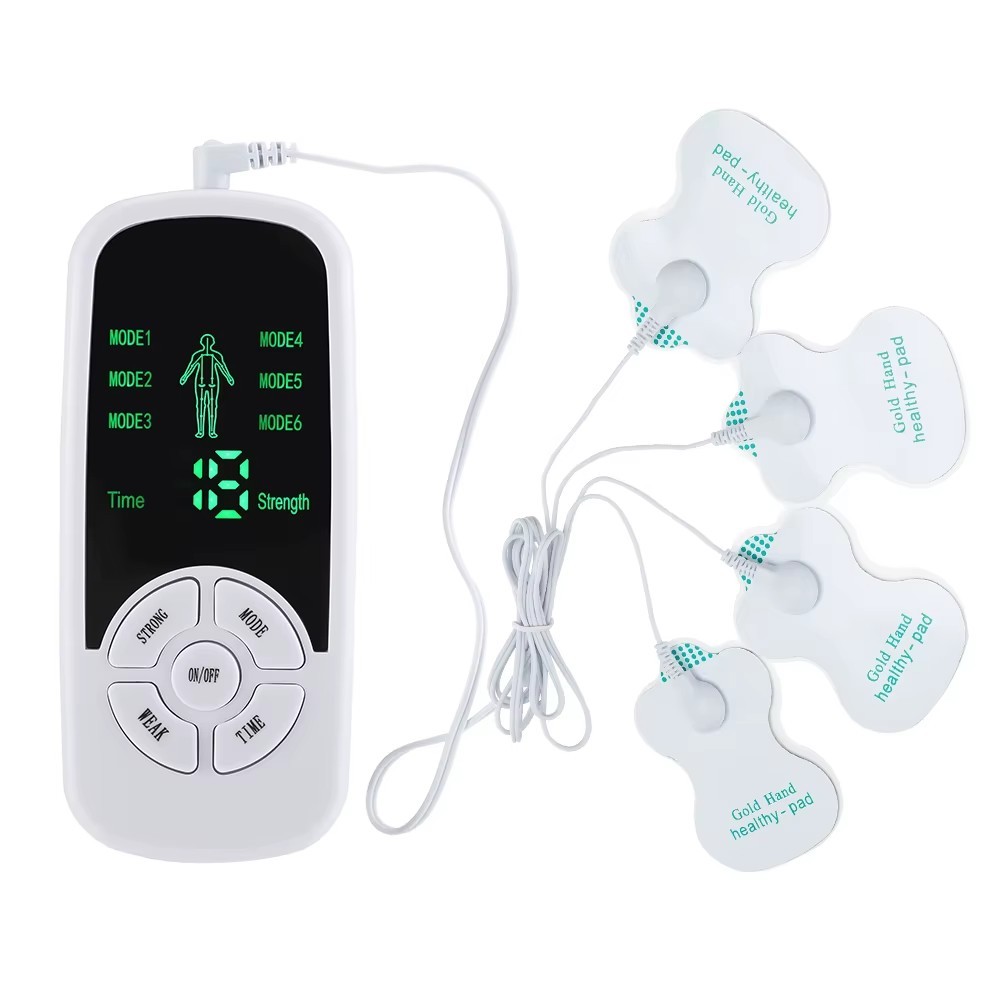 Tens Machine Therapy Pads Back Muscle Electrical Stimulator Massager Pulse EMS