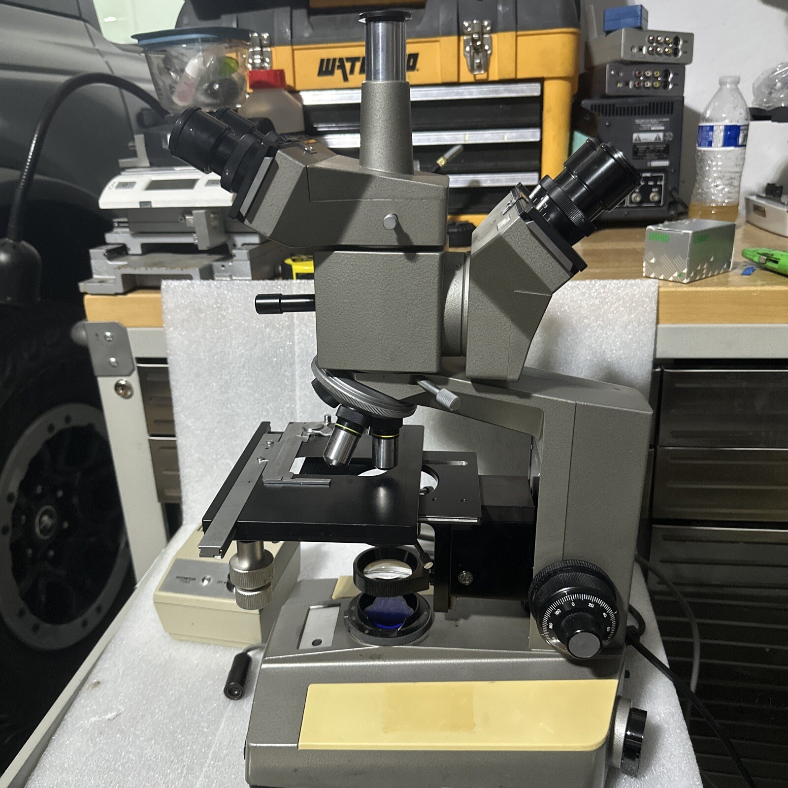 Olympus BH Teaching Microscope with DO 1.25x, M PLAN 10 20 40 –