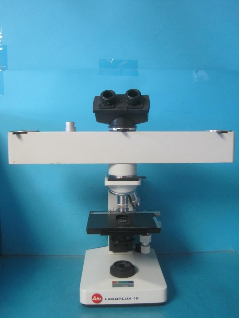 Leitz Laborlux 12W 513547 Microscope 020-435.025 Binocular Head 512661 Objective