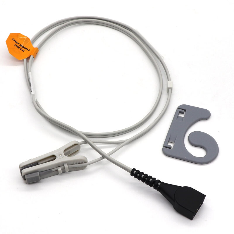 Adult Ear Clip SpO2 Sensor Probe Compatible with Nonin 8500,8600 3ft Oximeters