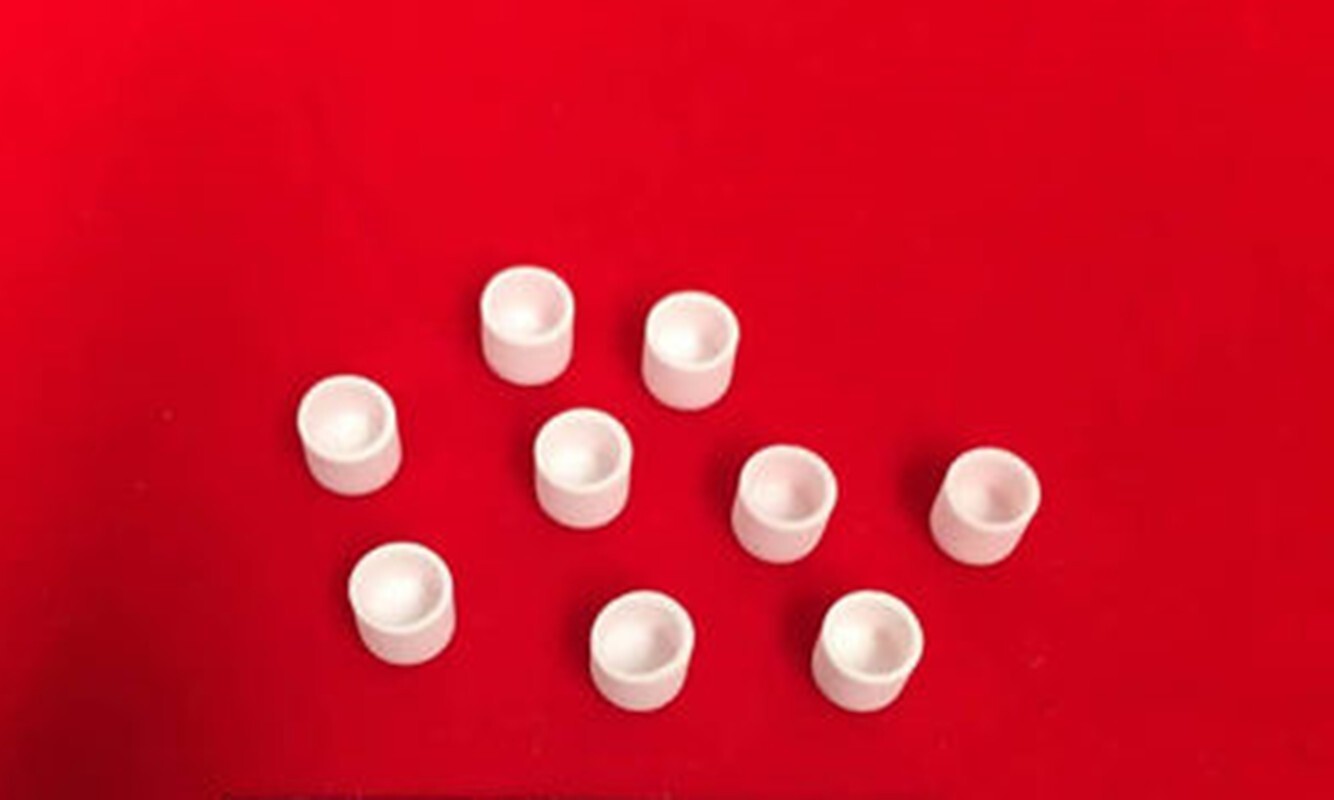 5pc 5.2*2.5mm Alumina crucible 99％Al2o3 Thermal analysis crucible