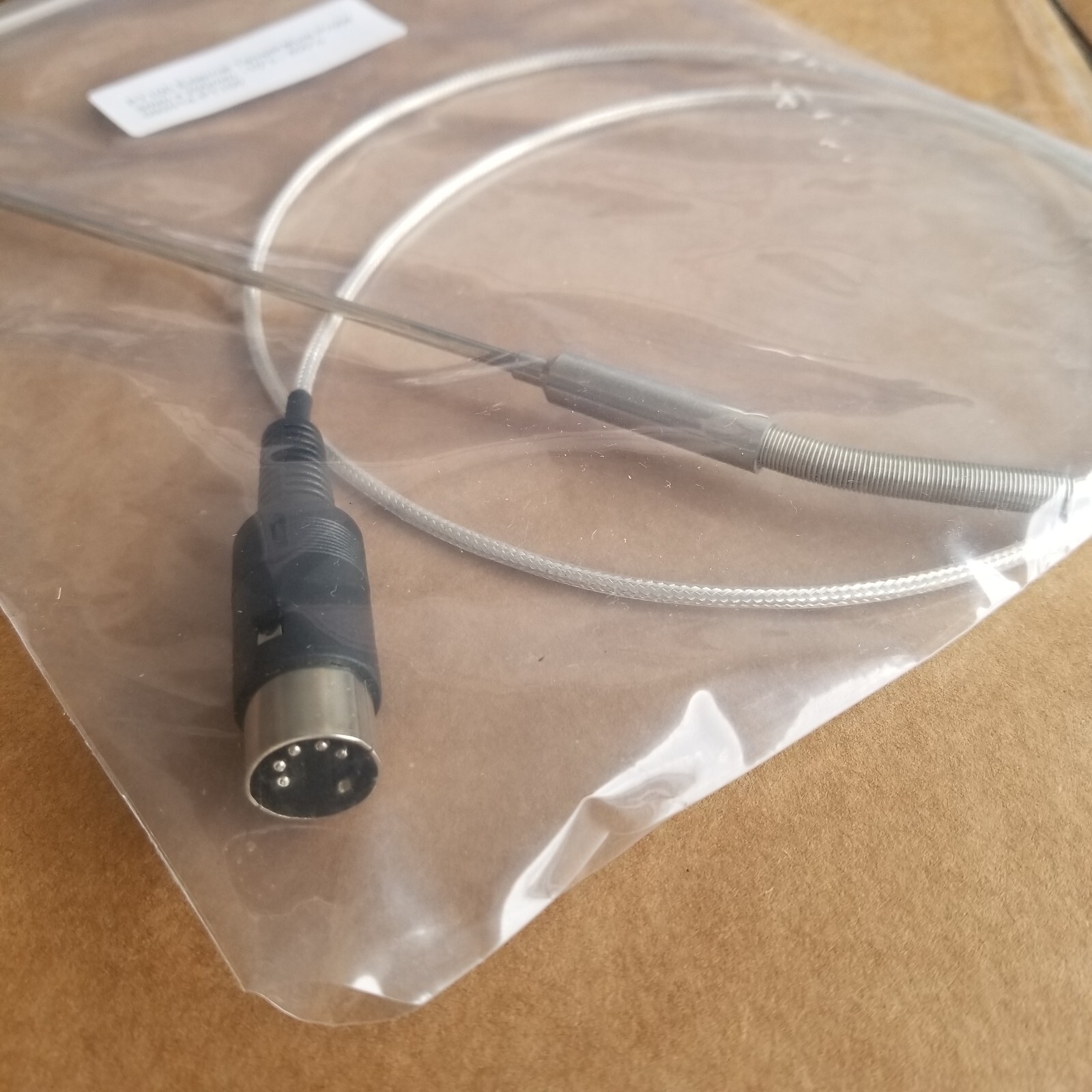 PT 100 External Temperature Probe for Digital Hot Plate, 1M Cable 5 pin DIN