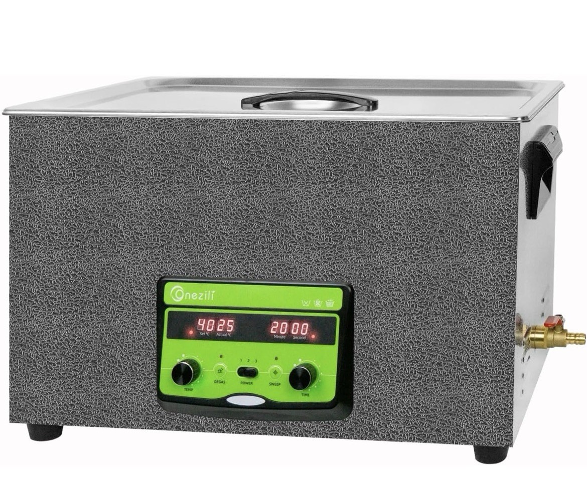 30L Ultrasonic Cleaner 600W with Heater, Basket, Digital Machine, Degas, Sweep