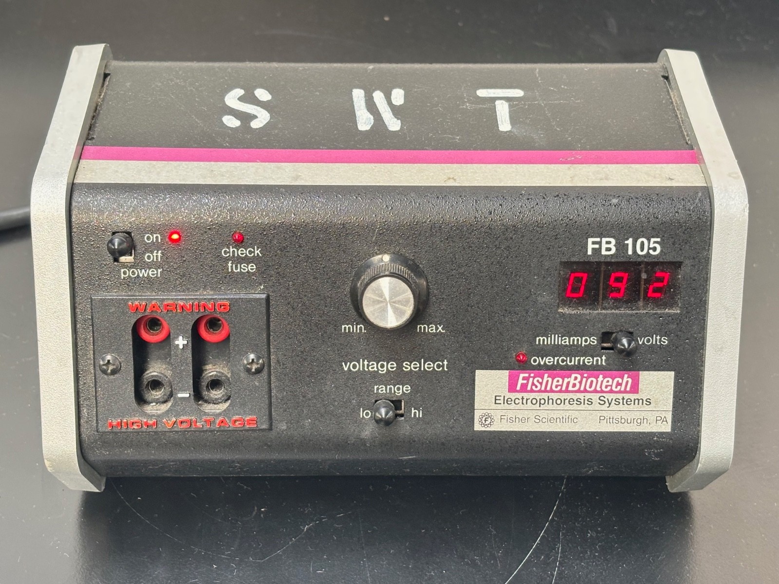 Fisher Biotech FB 105 Electrophoresis Lab Power Supply Unit, #2