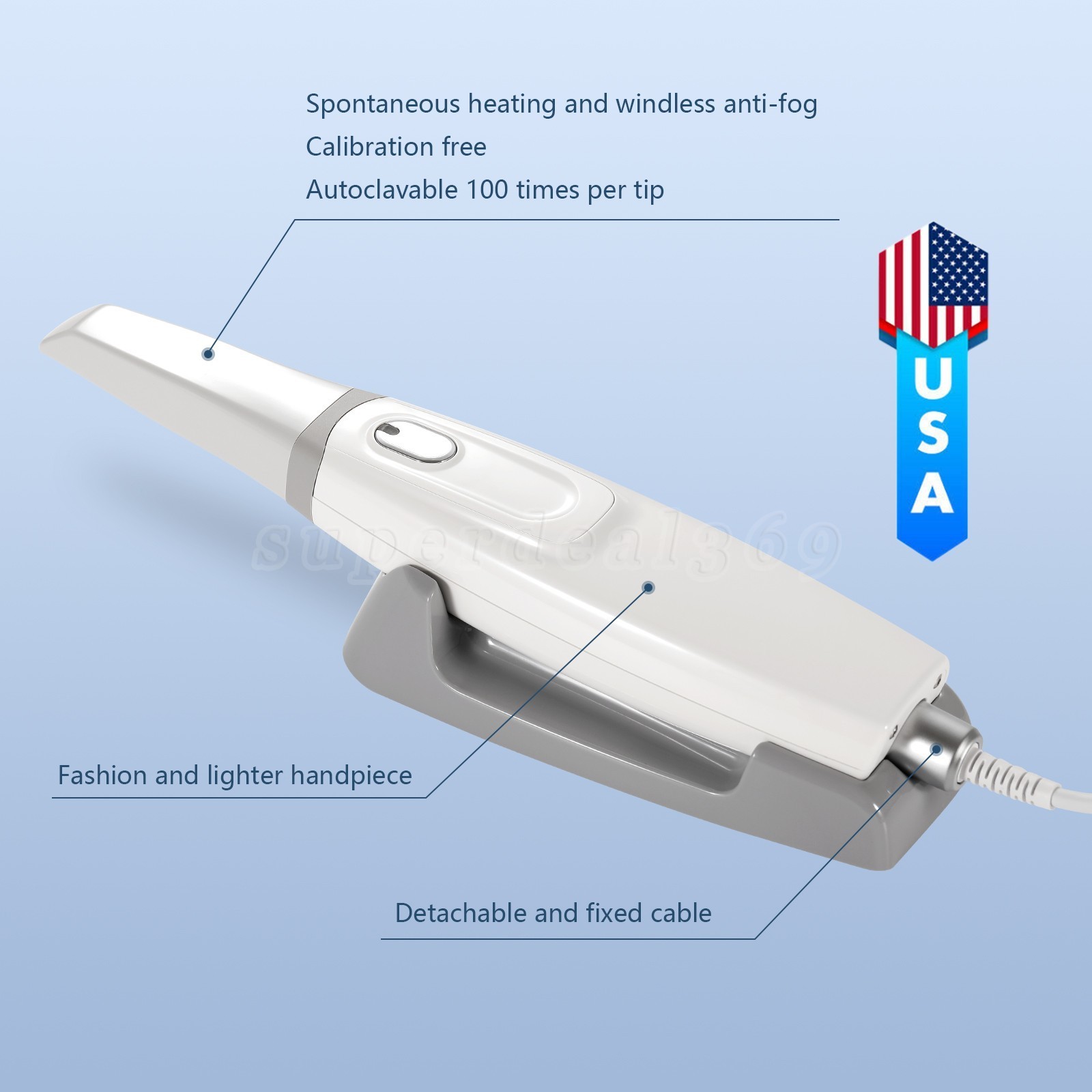10*NSK Style Dental Latch E-Type Contra Angle Head for Slow Low Speed Handpiece
