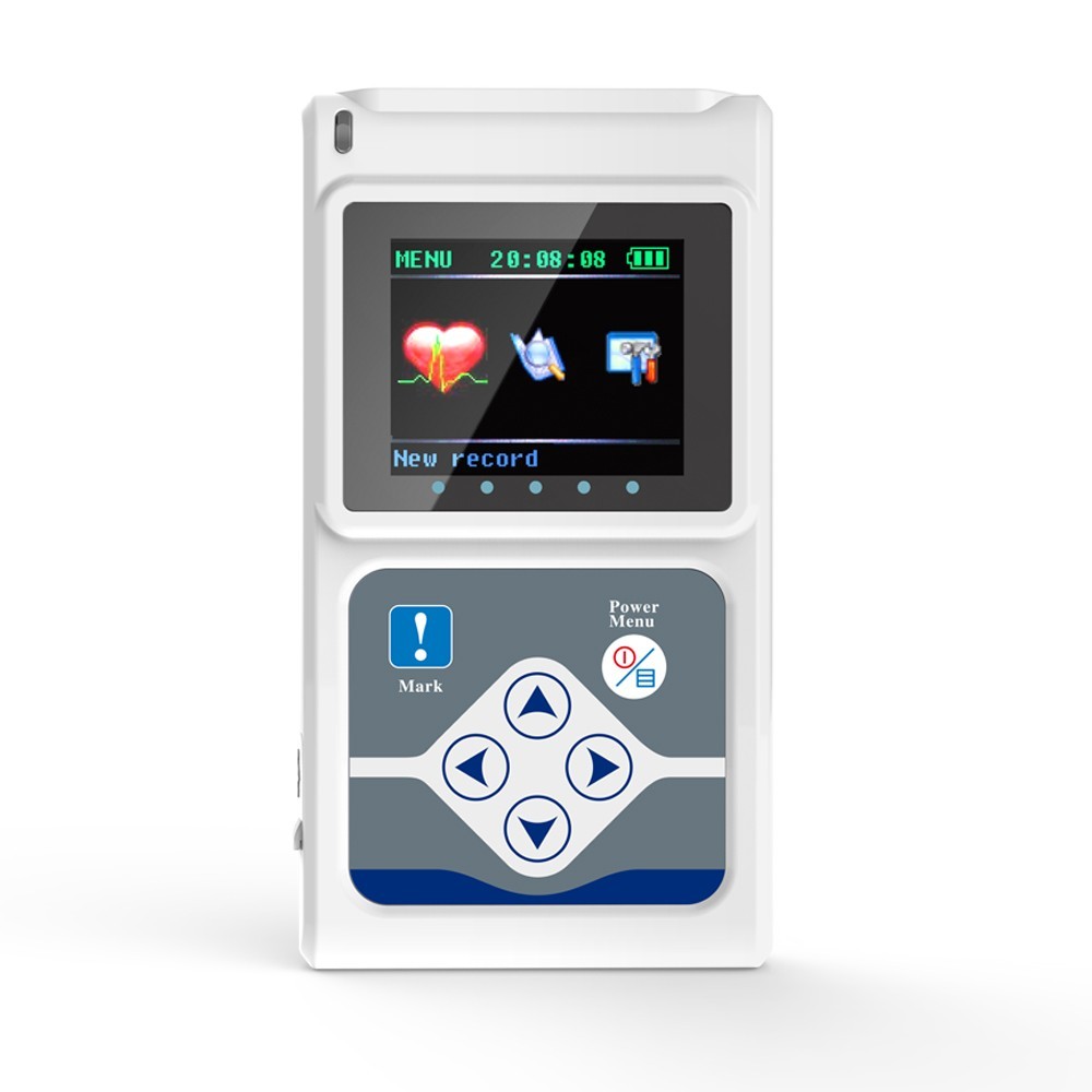 Professional TLC5000 12-Channel Holter ECG Machine -24-Hour Portable EKG Monitor