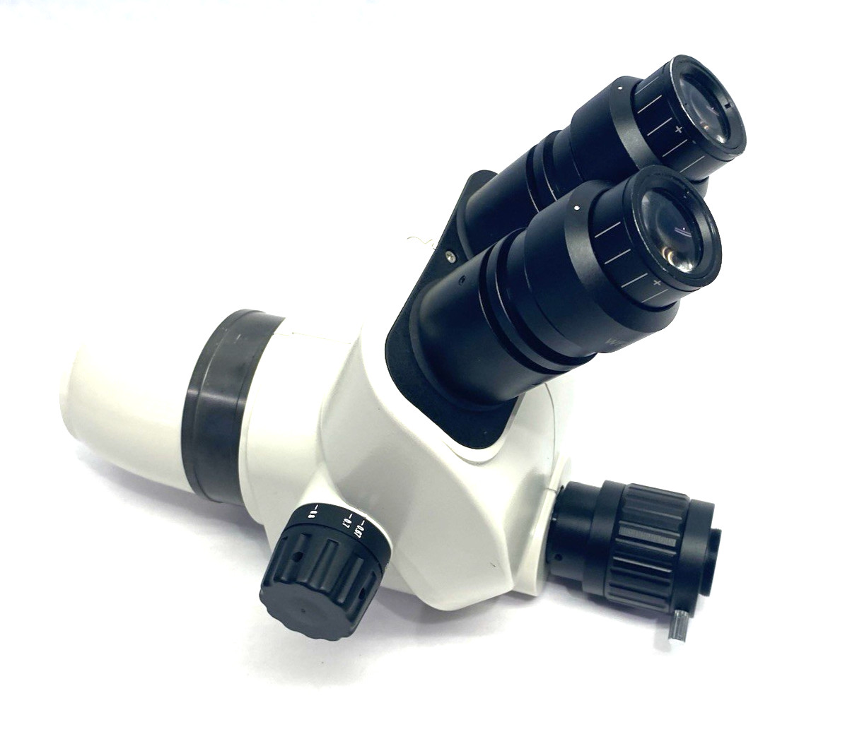 EEEDBEDDA-6.7X-45X Trinocular Stereo Microscope, Simul-Focal, WF20X/12 Lenses