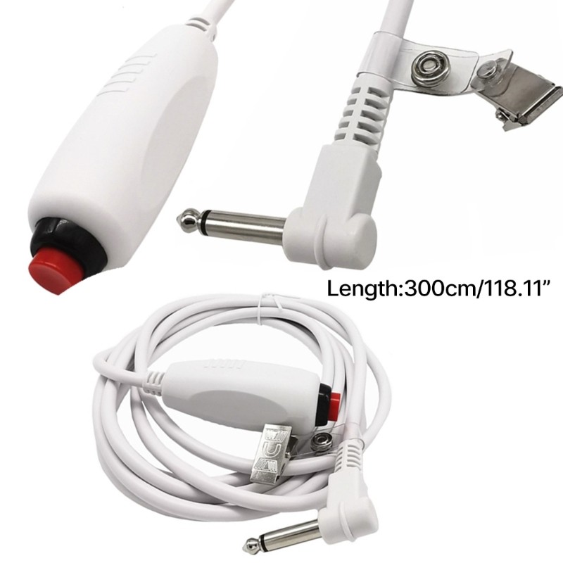 Push Button Cord Cable for Nurse Station Nurse Call Cord 6.35mm 1/4″ Phone Plug