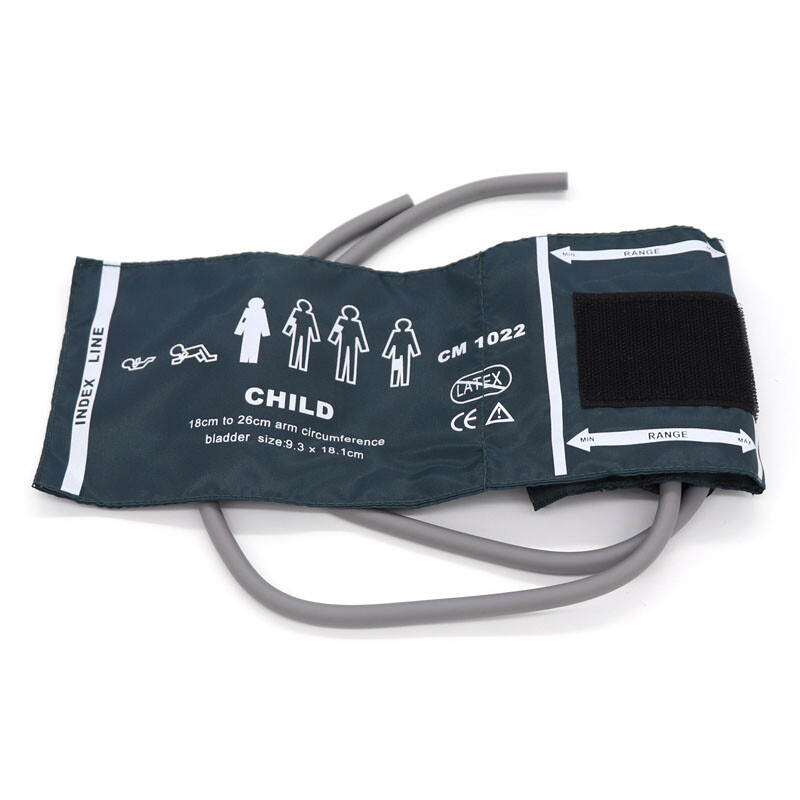 Double tube Cuff 6pcs Replacement NIBP Blood Pressure Cuff for Patient Monitor
